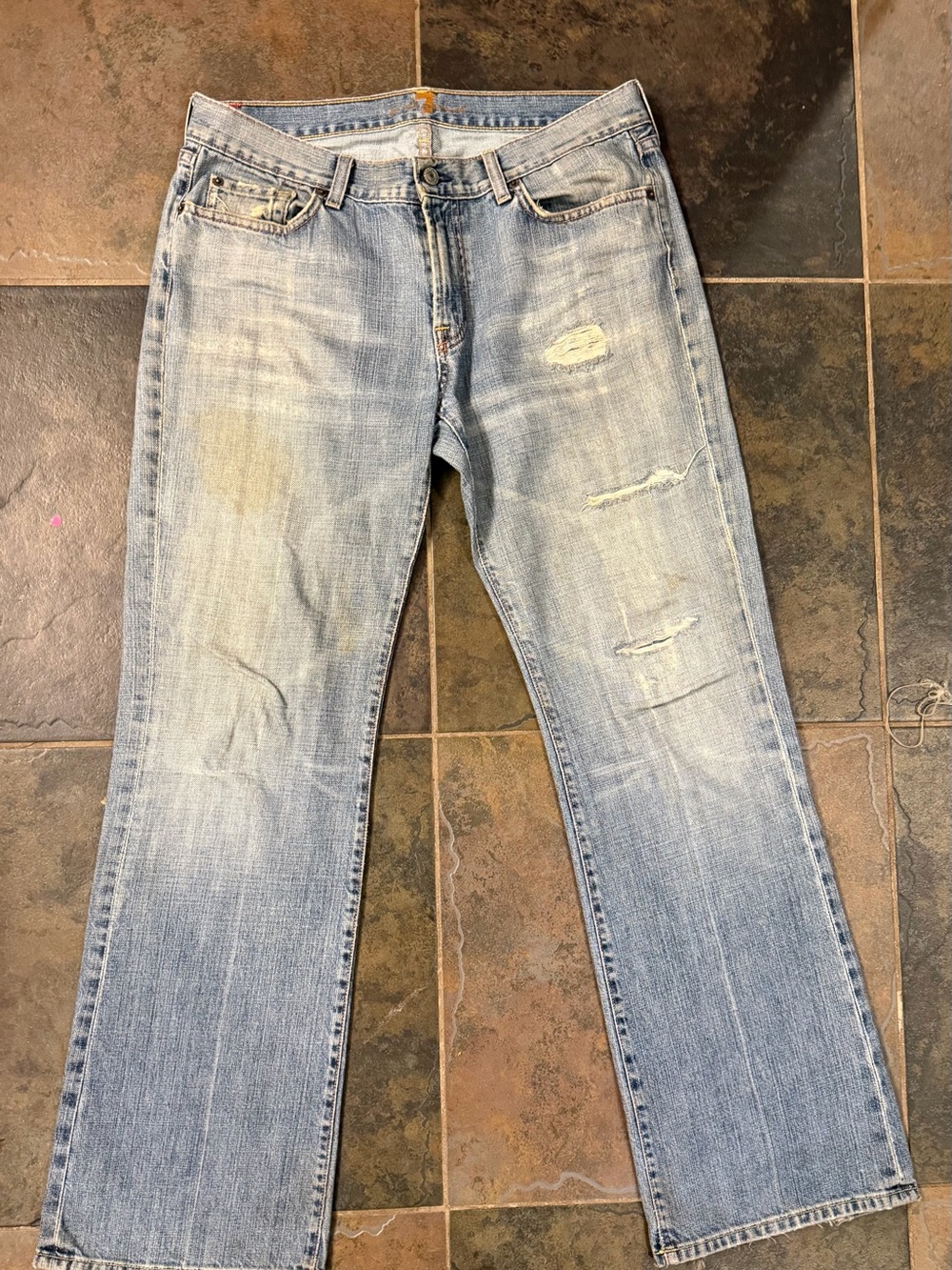 Men’s 7 For All Mankind Y2K Old School Classic Bootcut Jeans Size 33